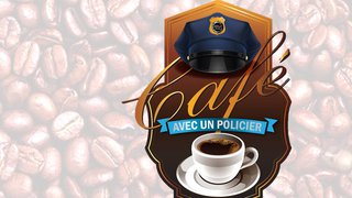 Boire le café avec un policier et parler des soucis de sécurité?